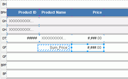 Drag the Summary to the Banded Object