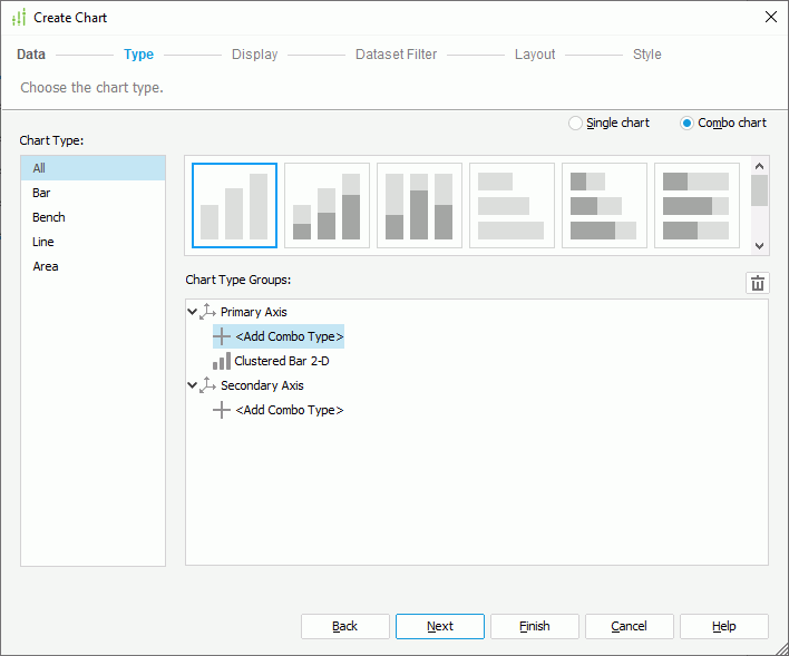 Create BV Chart - Combo