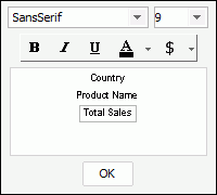 Font Properties dialog box