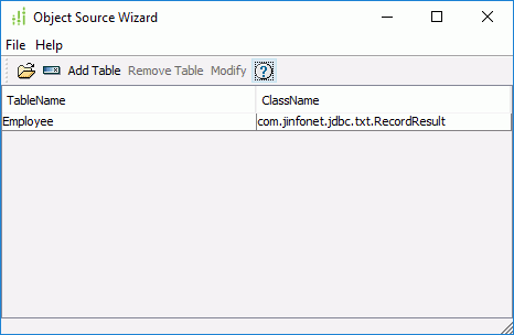 Object Source Wizard