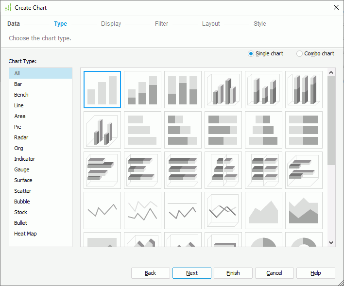 Create Chart - Type