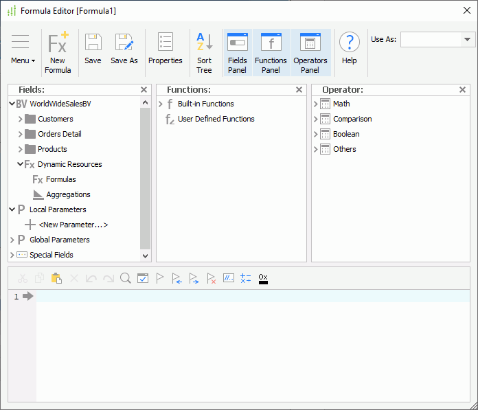 Formula Editor