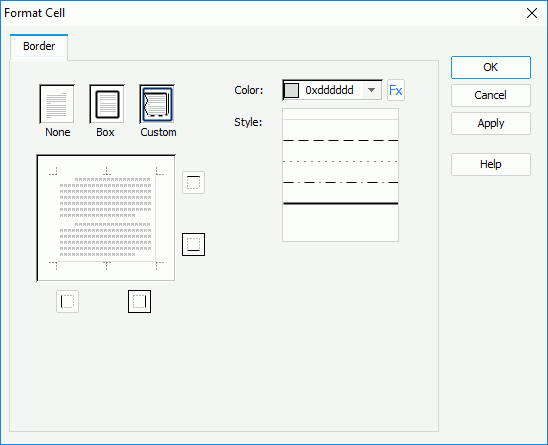 Format Cell