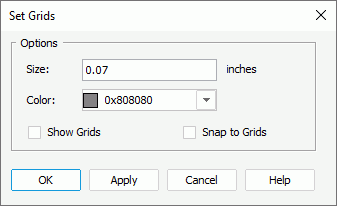 Set Grids dialog box