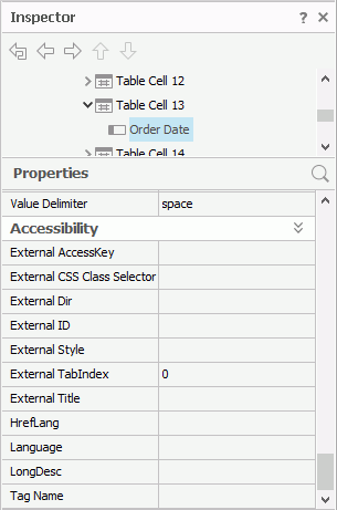 Accessibility Properties