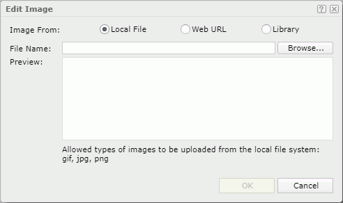 Edit Image dialog box