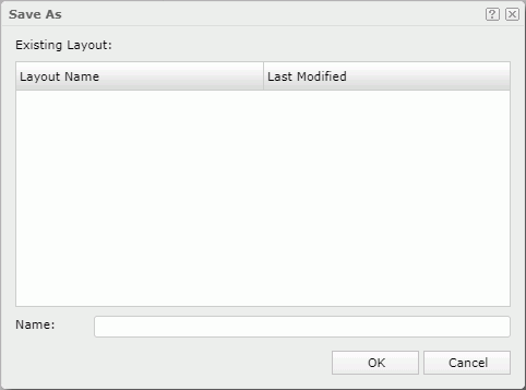 Save As dialog box - Layout