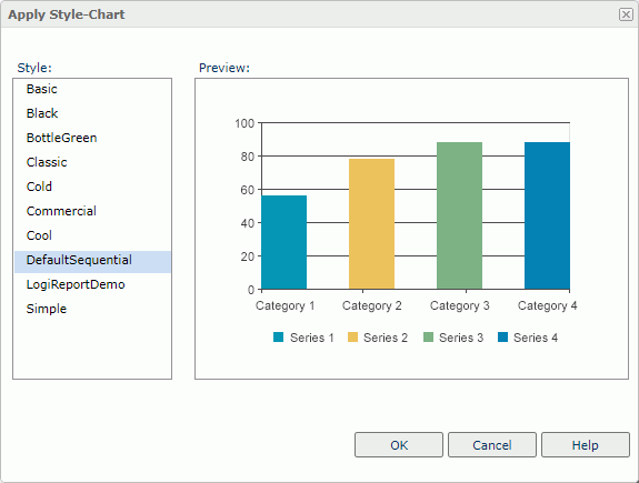 Apply Style dialog box