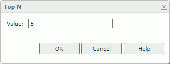 Top N dialog box